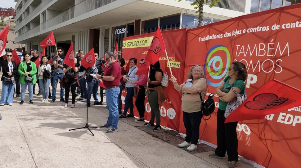 Greve dia 14 nas lojas da EDP no Centro e no Norte