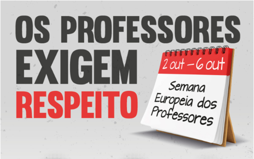 FENPROF irá assinalar a Semana Europeia dos Professores com iniciativas ações e lutas