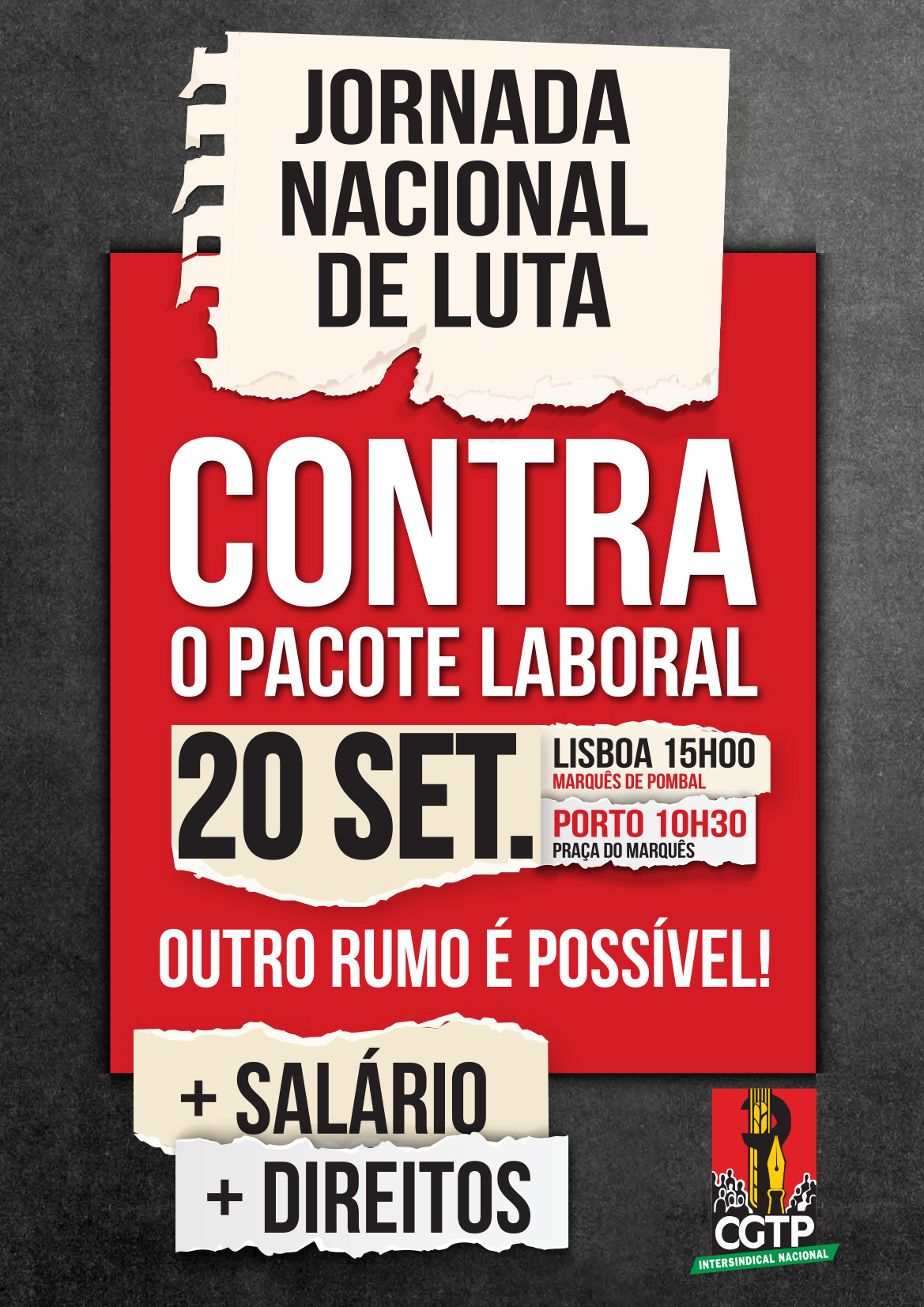 Cartaz A3 Semana Luta 20 Setembro V2