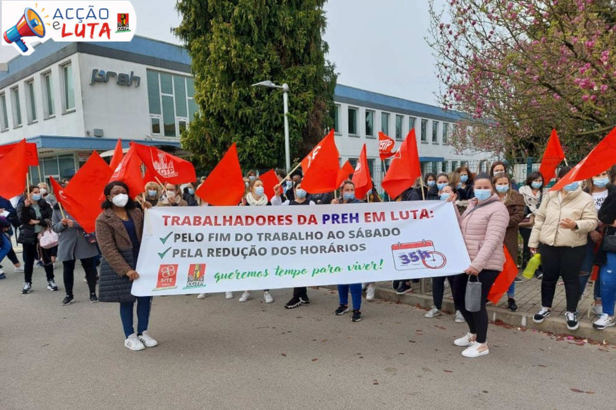 Trabalhadores Preh Portugal em greve no dia 6 de Junho