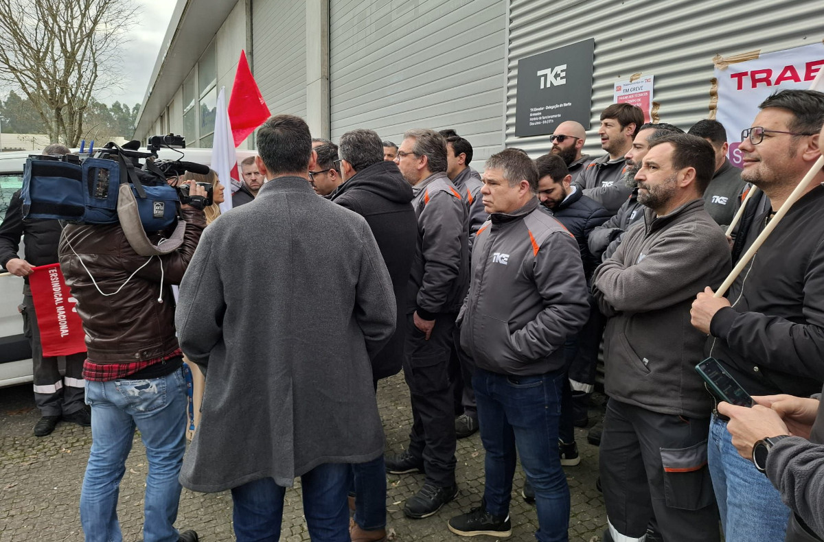 Trabalhadores da TK Elevadores fizeram greve