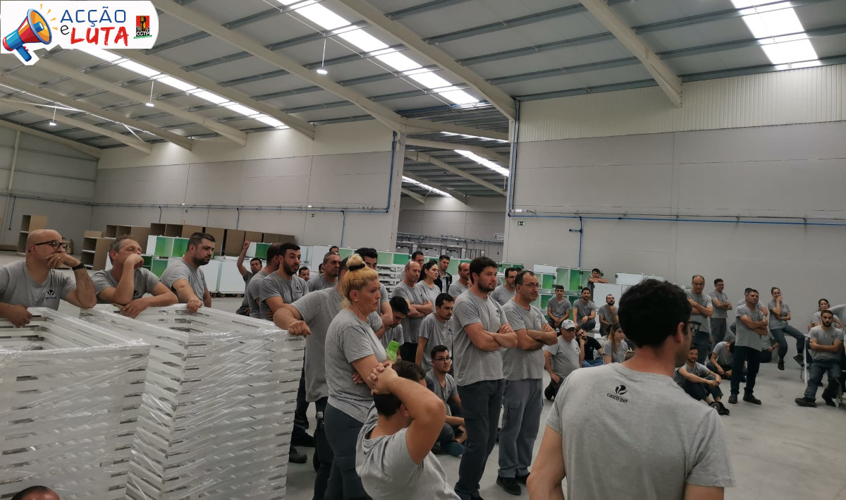 trabalhadores da empresa CASCO PET PORTUGAL