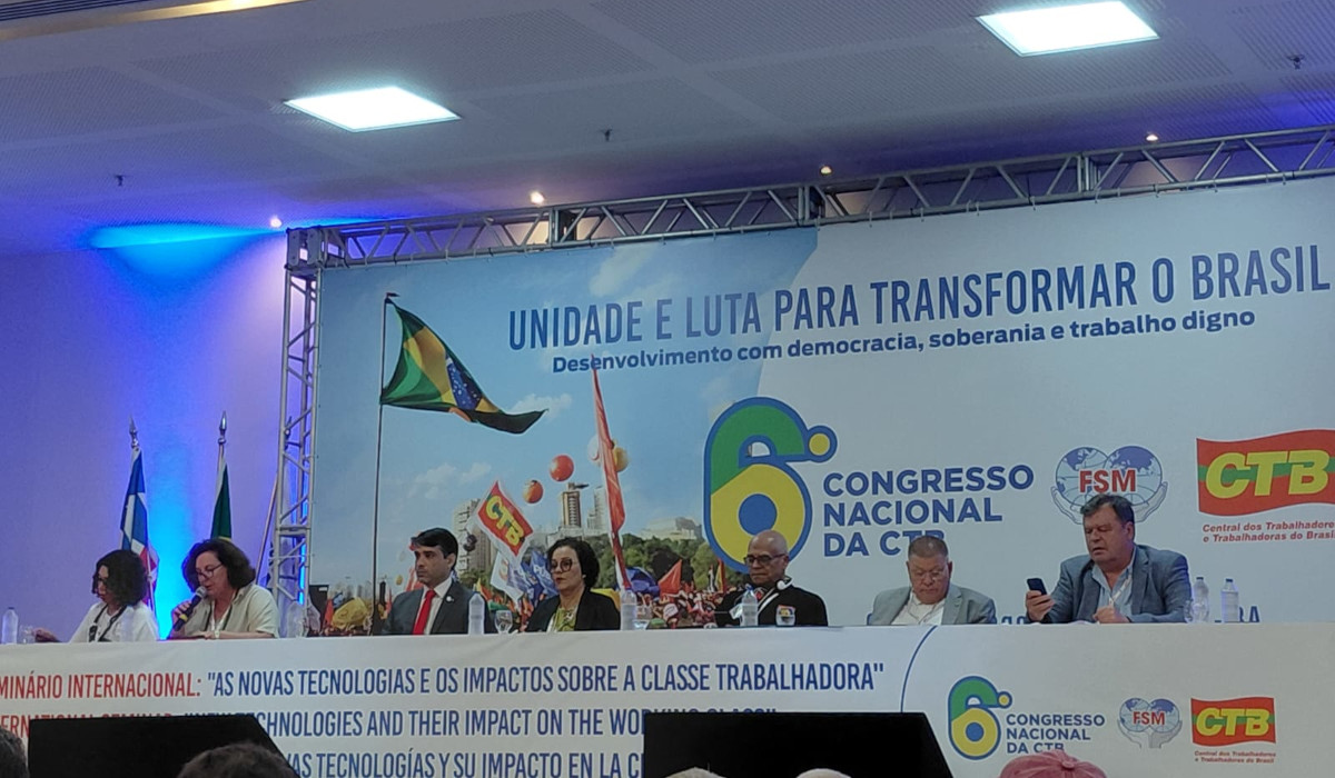 CGTP IN marca presenca no 6 Congresso da CTB no Brasil